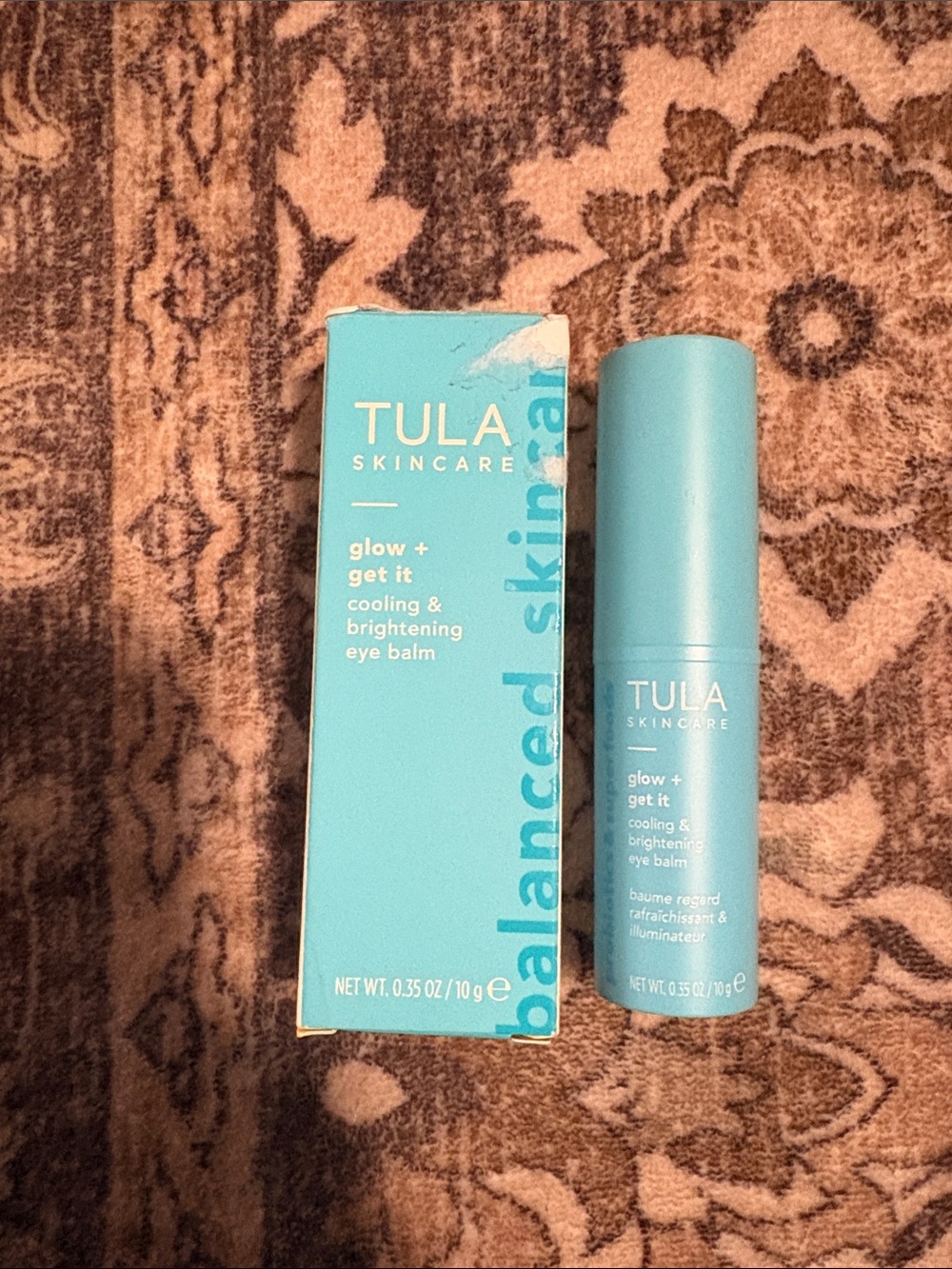 Tula Aqua Blue Glow + Get It Cooling & Brightening Eye Balm